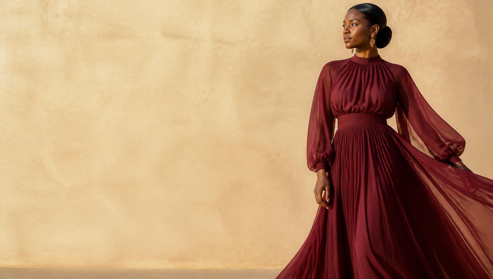 Vestido feminino da linha Graça, coleção Arte no Vestir